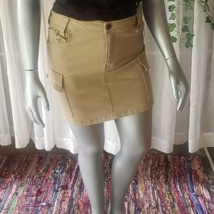 Khaki Cargo Skirt NWT School Uniform